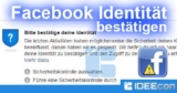 Facebook: Bitte bestätige Deine Identität – So geht´s